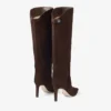 Alizze Knee Boot 85 Chocolate Suede Knee High Boots Alizze Knee Boot 85 Chocolate Suede Knee High Boots