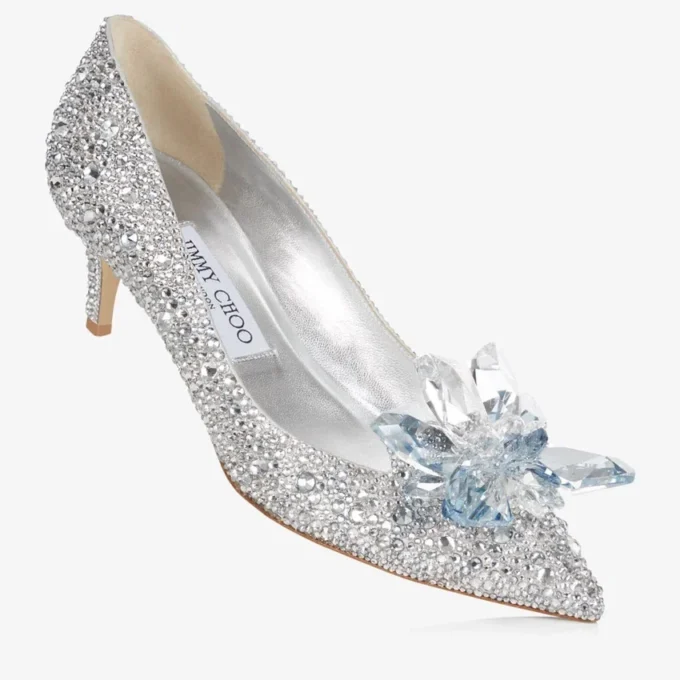 Allure Crystal Covered Pointy Toe Pumps Allure Crystal Covered Pointy Toe Pumps
