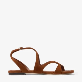 Ayla Flat Tan Suede Flats