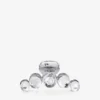 Claw Hair Clip Silver-Finish Crystal Claw Hair Clip