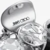 Claw Hair Clip Silver-Finish Crystal Claw Hair Clip