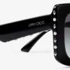 Delphie Black Butterfly Frame Sunglasses