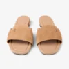 Dina Flat Toffee Suede Flats