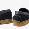 Josh Driver Navy Reverse Suede Driver Shoes