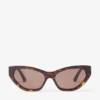 Leyla Brown Havana Cat Eye Sunglasses Leyla Brown Havana Cat Eye Sunglasses